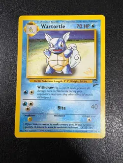 Pokemon WOTC 1999 Wartortle [W Stamped] Promo Rare Vintage Pokemon Card - Image 1