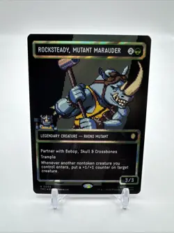 Rocksteady, Mutant Marauder X1 BORDERLESS FOIL-NM/M-Teenage Mutant Ninja Turtles - Image 1
