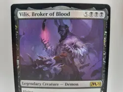 Vilis, Broker of Blood M20 Core 2020 Rare Foil Extended Art MTG NM - Image 2