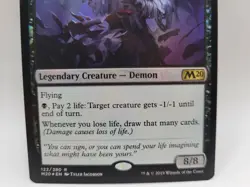 Vilis, Broker of Blood M20 Core 2020 Rare Foil Extended Art MTG NM - Image 3