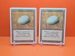 🟤🟤🟤 (2) 1994 Magic The Gathering DINGUS EGG REVISED 3RD EDITION PLAYED 🟤🟤🟤 - Image 1