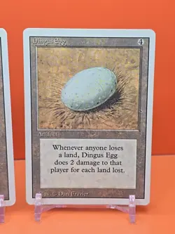 🟤🟤🟤 (2) 1994 Magic The Gathering DINGUS EGG REVISED 3RD EDITION PLAYED 🟤🟤🟤 - Image 3