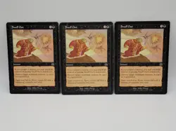 Snuff Out x3 Lot HP MTG Mercadian Masques Instant Pauper Commander Playset - Image 1