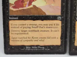 Snuff Out x3 Lot HP MTG Mercadian Masques Instant Pauper Commander Playset - Image 4