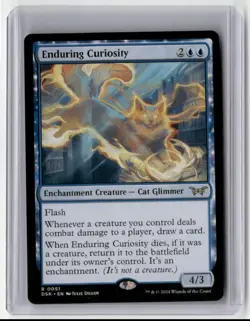 2024 MTG - Duskmourn: House of Horror - Enduring Curiosity Rare Regular - Image 1