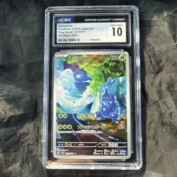 5 Slab CGC Grade 10 Lot English and Japanese Full Art Pokemon Cards - Image 5