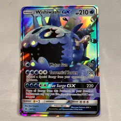 Pokemon TCG Wishiwashi GX 38/145 Ultra Rare Guardians Rising - Image 1