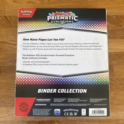 Pokemon TCG Scarlet & Violet Prismatic Evolutions Binder Collection Brand New - Image 2