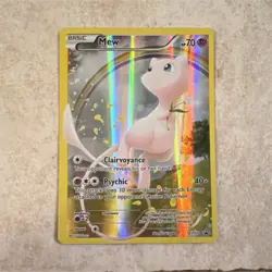 Pokemon Mew XY110 Promo Holo XY Set 70 HP Psychic English Pokemon TCG Card - Image 1