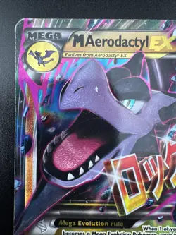 M Aerodactyl EX XY98 Pokemon XY Breakthrough Black Star Promo Holo HP - Image 4