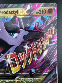 M Aerodactyl EX XY98 Pokemon XY Breakthrough Black Star Promo Holo HP - Image 5
