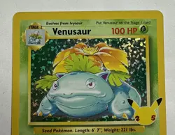 Venusaur 15/102 Celebrations: Classic Collection Holo Pokemon TCG - Image 2