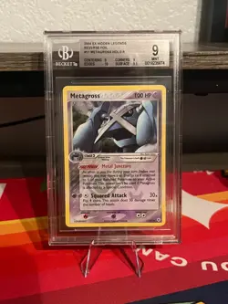 Pokemon TCG 2004 EX Hidden Legends Metagross 11/101 Reverse Holo BGS 9 MINT - Image 1