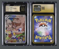 Pokemon Arven's Greedent Heat Wave Arena Rare Holo CGC PRISTINE 10 075/063 Jpnse - Image 1