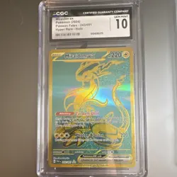 Pokemon Miraidon ex 243/091 SV: Paldean Fates Hyper Rare Holo CGC 10 - Image 1