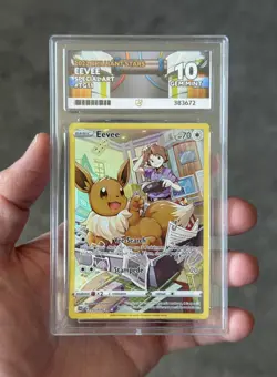 Pokemon Eevee TG11/TG30 Full Art Brilliant Stars ACE 10 - Image 3