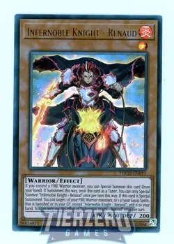 Yugioh Infernoble Knight - Renaud TOCH-EN011 Ultra Rare Near Mint 1st Edition - Image 1