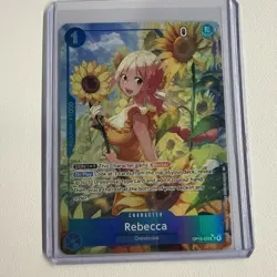 Rebecca (Alt Art) OP15-053 SR Adventure on KAMI's Island ONE PIECE ENGLISH NM - Image 1