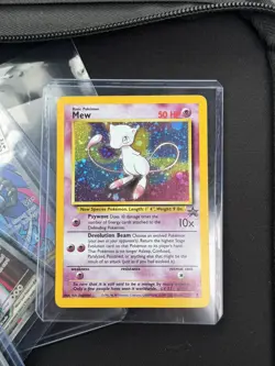 Pokemon Mew #9 Holo Black Star Promo WOTC 2000 Vintage TCG Card NM - Image 1
