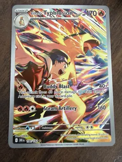 Pokemon TCG Ethan's Typhlosion Destined Rivals Illustration Rare Card 190/182 - Image 5