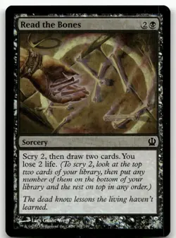 Read the Bones #101 (Foil) (NM) Theros THS Magic MTG - Image 1