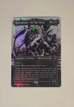 Karumonix, the Rat King (Showcase) (Step-and-Compleat Foil) Phyrexia: All... - Image 1