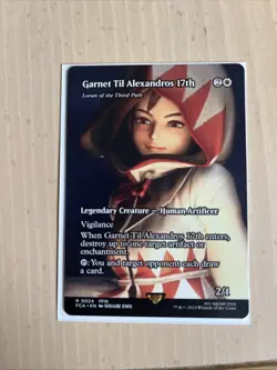 Garnet Til Alexandros 17th (Showcase) 24 (R) MTG Final Fantasy: Through the Ages - Image 1