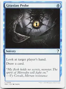 Gitaxian Probe (White Border) *Regular* MB2 28 NM - Image 1