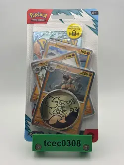 Pokemon Journey Together Checklane Blister Pack Rhyperior Triple Promo New - Image 1