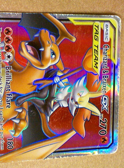 Pokemon TCG Charizard & Braixen GX (Full Art) 212/236 Sm-Cosmic Eclipse Holo - Image 3