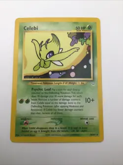 Celebi, 16/64 Neo Revelation, NM/LP+, Vintage Pokemon, Non Holo - Image 1