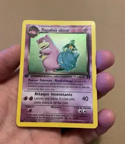 Flagadoss Obscur - 12/82 Pokemon Team Rocket - Holo 1st Edition - Image 2