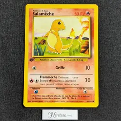 Carte Pokemon Salameche 46/102 Edition 1 Set de Base wizards Francais VF - SDB - Image 1