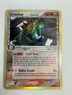 Pokemon Tyranitar Delta Species Holo Rare #16/113 120 HP 2005 English - Image 2