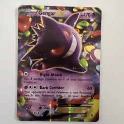Pokemon Gengar EX Phantom Forces Ultra Rare 34/119 Excellent Condition Holo - Image 1