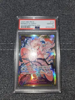 Monkey D. Luffy OP05-119 SEC PSA 10 One Piece Card Game Awakening Of The New Era - Image 1