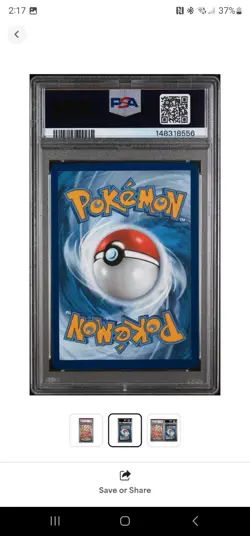 Pokemon Eevee Illustration Rare Holo 188/167 Twilight Masquerade PSA 8 2024 - Image 2