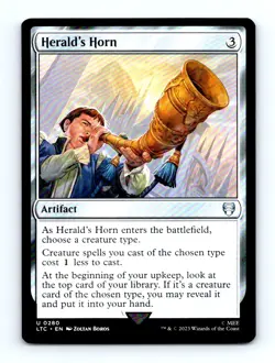 #280 2023 Tales of Middle-earth Commander LTC Herald's Horn Uncommon - Image 1