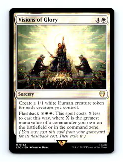 #182 2023 Tales of Middle-earth Commander LTC Visions of Glory Rare - Image 1