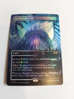 Restless Fortress (Borderless) Wilds of Eldraine Foil - Image 1