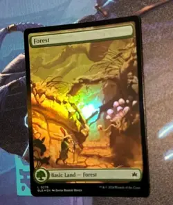 MTG *FOIL FULL ART* Bloomburrow FOREST #279 NM - Image 1