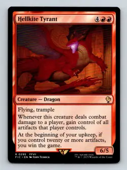 #295 Hellkite Tyrant 2025 Final Fantasy Commander ^ Rare - Image 1