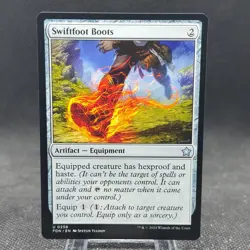 Swiftfoot Boots Foundations Magic the Gathering MTG FDN - Image 1