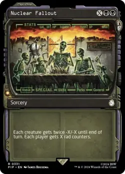 MTG English Nuclear Fallout (Showcase) NM Foil Universes Beyond: Fallout - Image 1