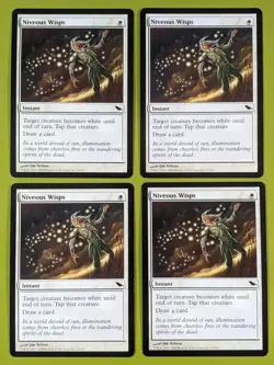 Niveous Wisps x4 Shadowmoor 4x Playset Magic the Gathering MTG - Image 1