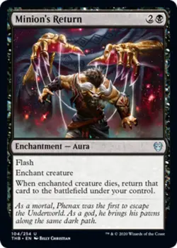 x4 Minion's Return U MTG Theros Beyond Death M/NM, English - Image 1