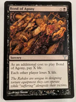 Bond of Agony - Dissension - Magic the Gathering MTG Nice! - Image 1