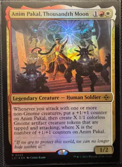 MTG Lost Caverns of Ixalan Anim Pakal, Thousandth Moon Foil (Rare) - Image 1