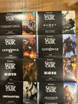 IN HAND | MTG Secret Lair | PlayStation Foil Trophy Bundle | Promo Incl. - Image 1