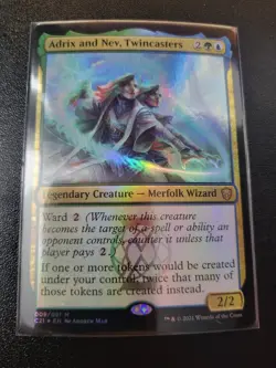 Adrix and Nev Twincasters Commander 2021 Foil NM MTG Magic - Image 1